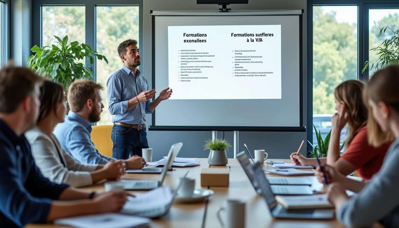 Illustration: Quelles formations sont exonérées ou soumises à la TVA ? Règles et exceptions