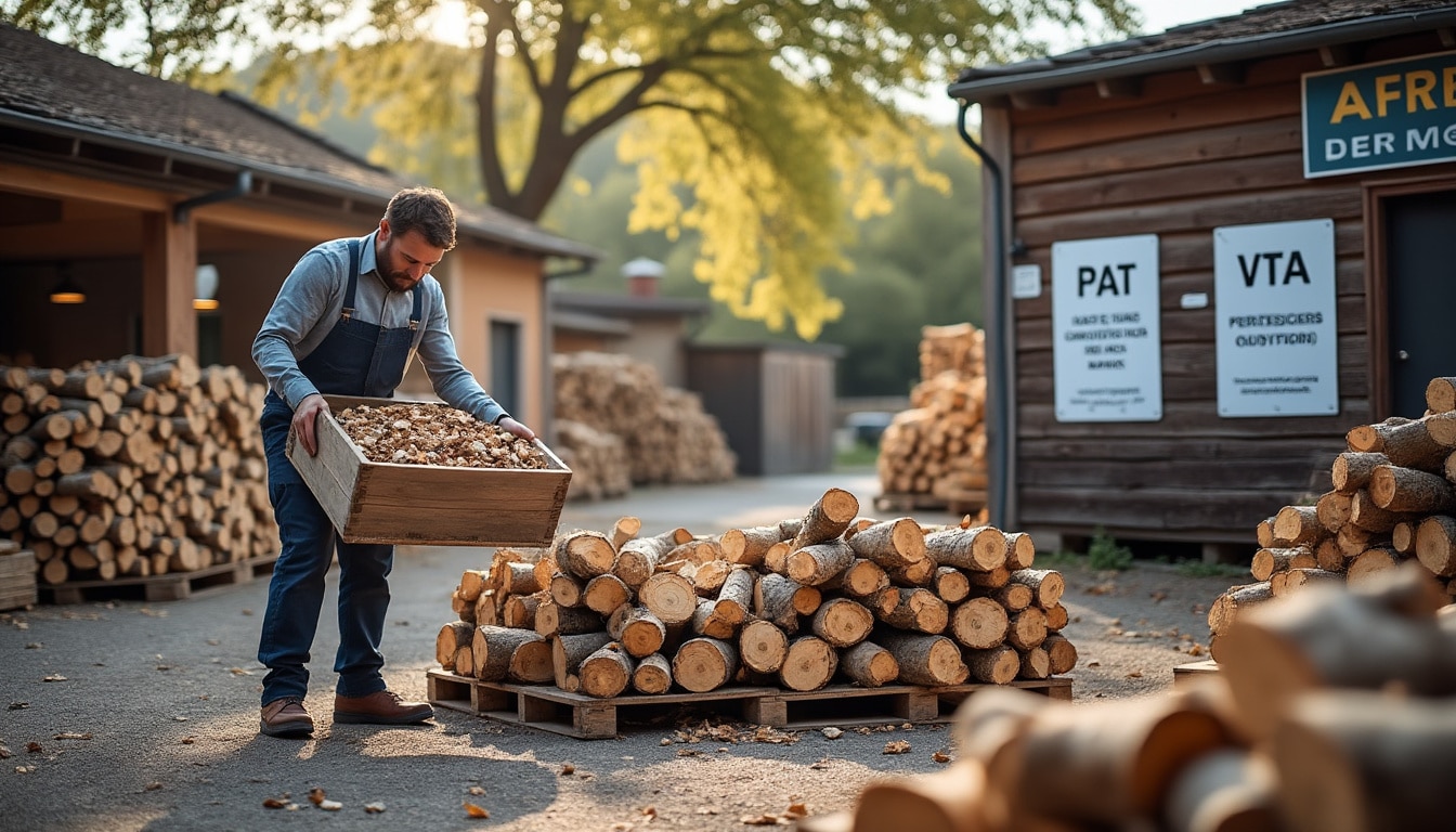 Illustration: Taux de TVA en vigueur pour le bois de chauffage en France et conditions d’application