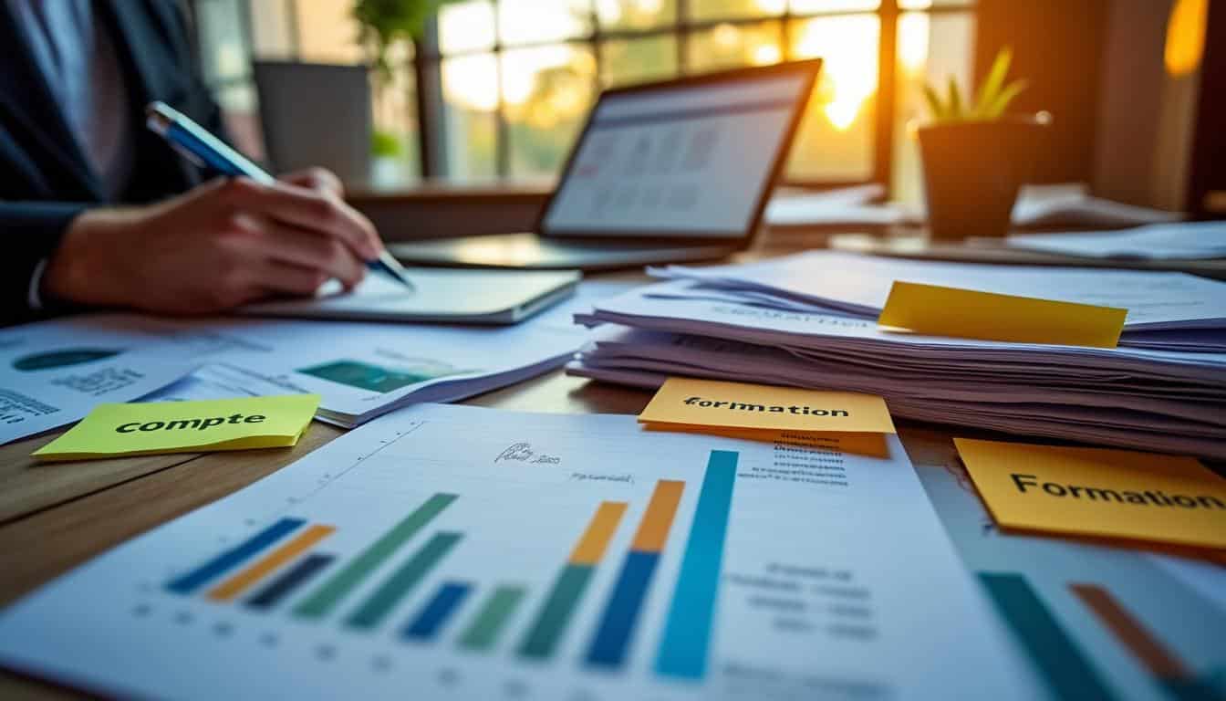 Illustration: Comprendre la comptabilité du compte de formation et ses enjeux pour l’entreprise