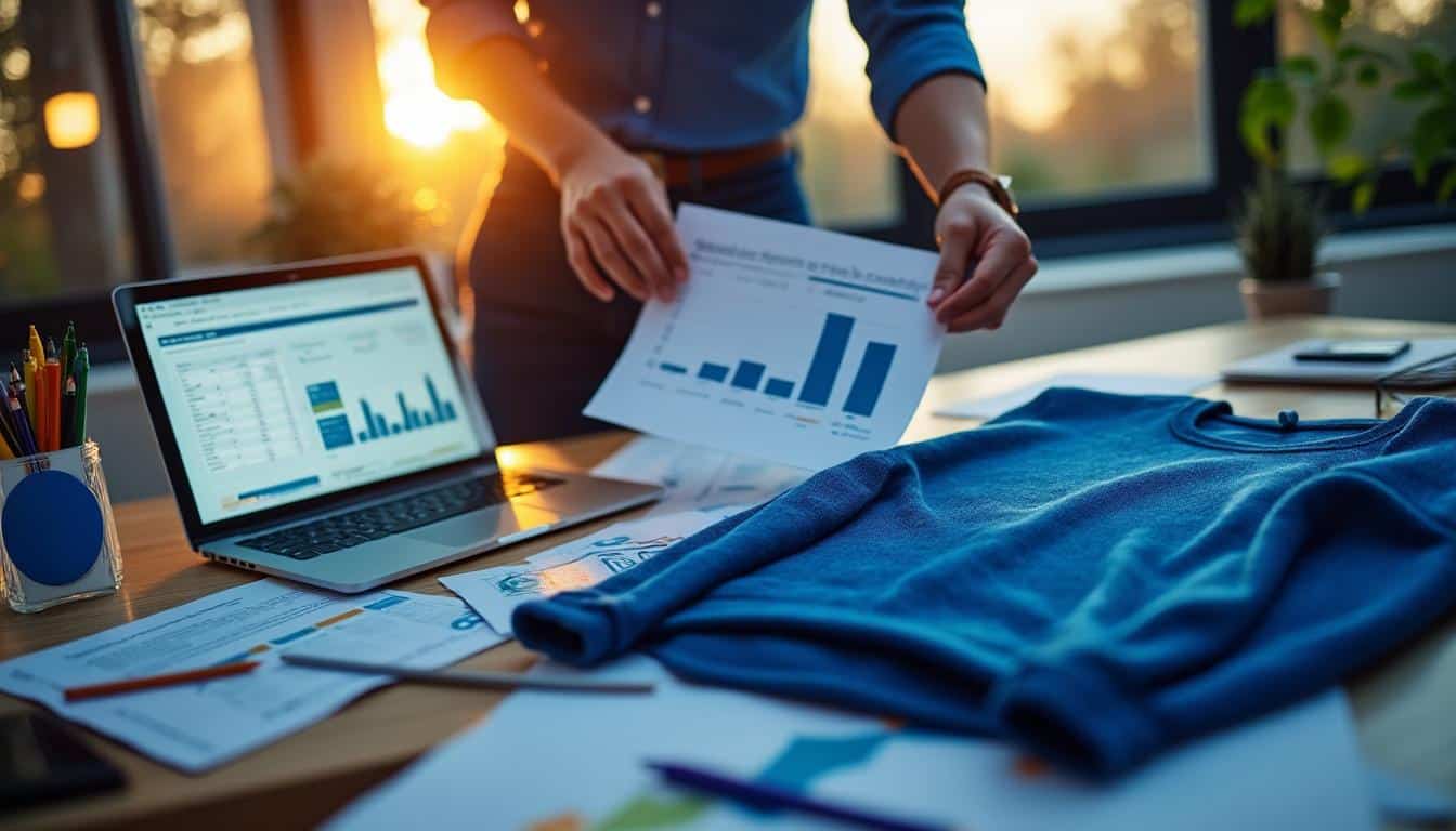 Illustration: Quelles sont les conditions de déductibilité et de prise en charge comptable d’un pull bleu foncé en entreprise ?