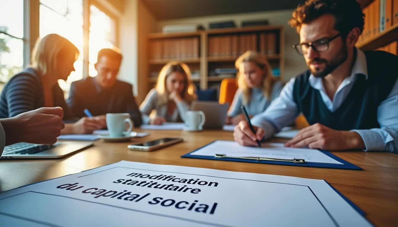 Illustration: Comprendre le changement du statut lors de l’augmentation du capital social