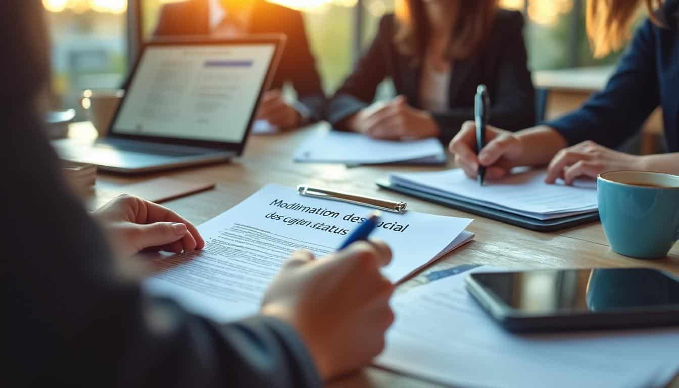 Illustration: Les étapes concrètes pour réussir le changement du statut lors de l’augmentation du capital social