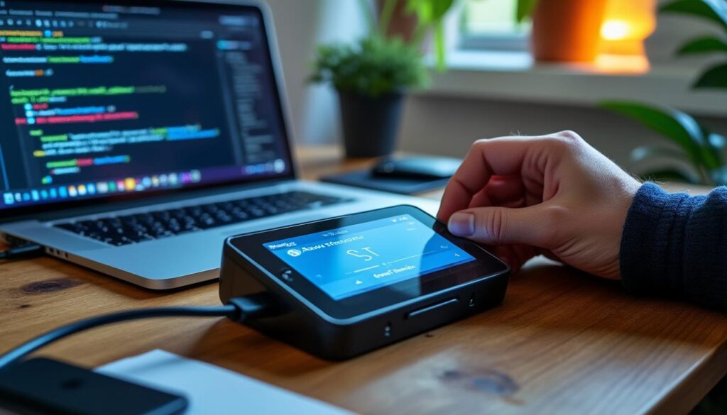 Guide de configuration logicielle pour une badgeuse outil