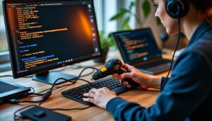 Diagnostic d'une panne réseau pour badgeuse outil