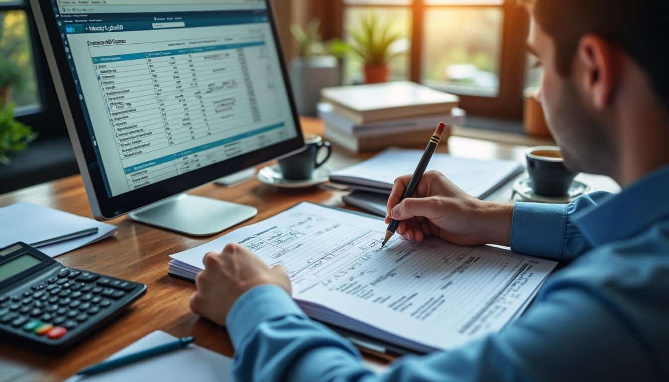 Illustration: Quels sont les éléments clés présents dans un exemple de balance comptable ?